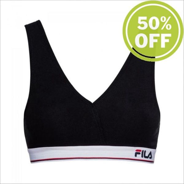 Fila Podprsenky Strihu Bustier Damske Čierne - 1 Pack Vypredaj - Slovakia 54326-WMQV